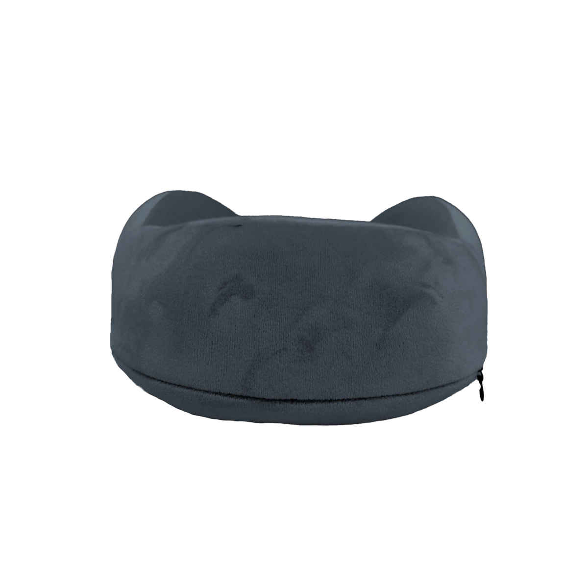 Billebon Unisex Memory Foam Neck Pillow with Eye Mask | Grey - One Size