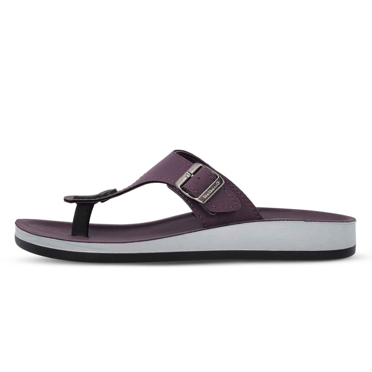 Walkaroo Women's Daily Wear Sandals - WE2349 Purple UK8