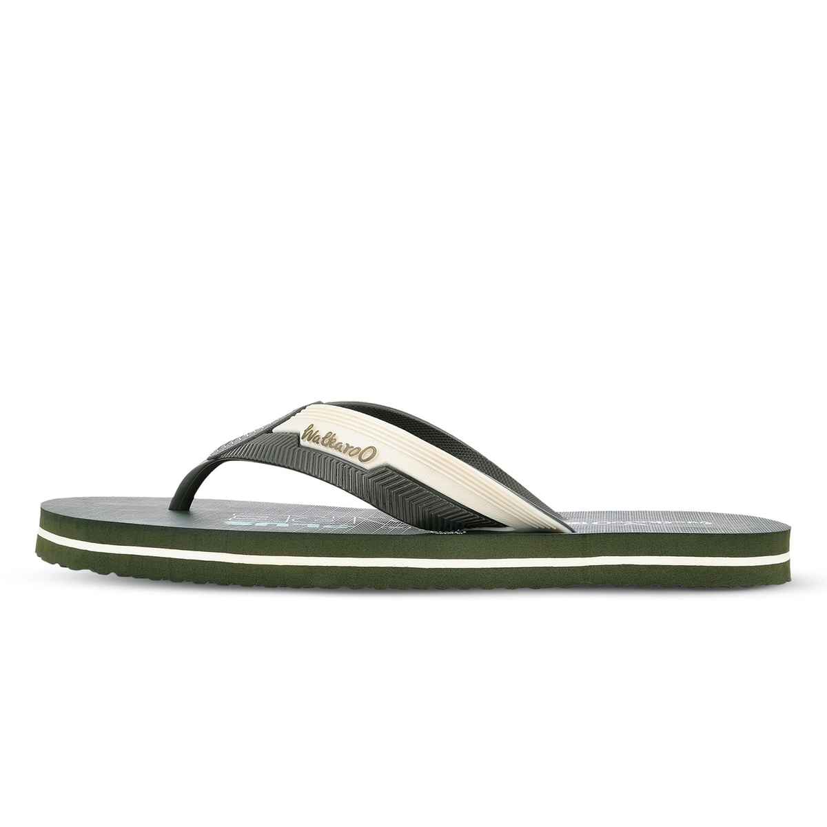 Walkaroo Men's Dailywear Hawai | HG153 Olive | UK 7