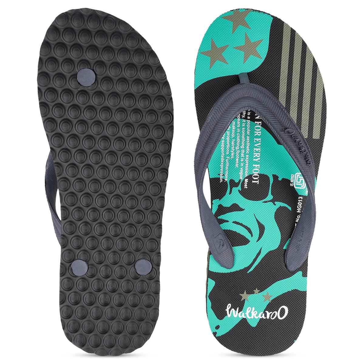 Walkaroo Men's Dailywear Hawai | HL013 Black | UK 7