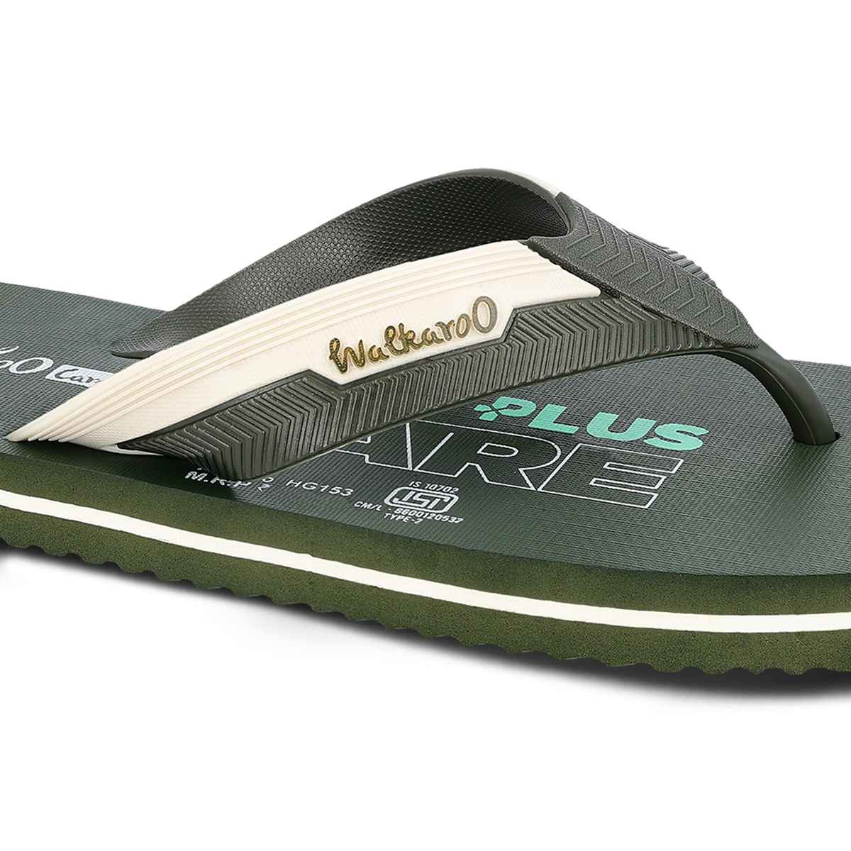 Walkaroo Men's Dailywear Hawai | HG153 Olive | UK 9