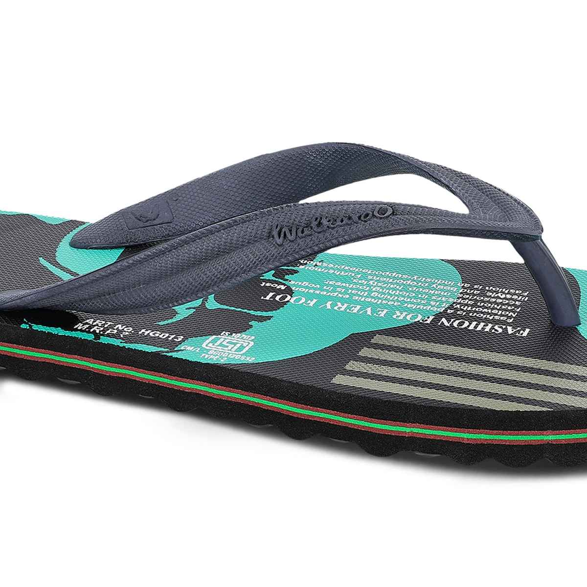 Walkaroo Men's Dailywear Hawai | HL013 Black | UK 9