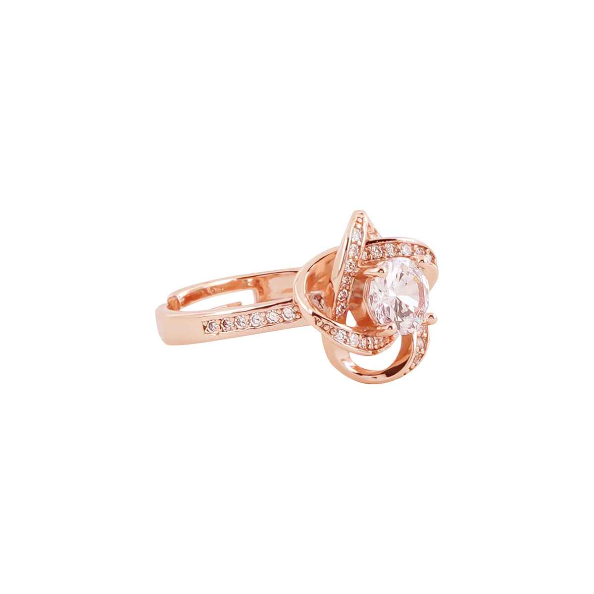 Joker & Witch Piper Pretzel Rosegold Ring
