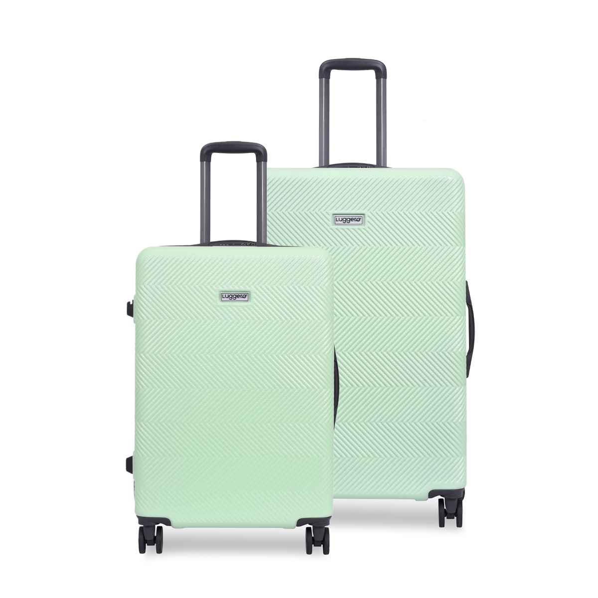 Luggero Astro - Hsp - Green - L,M Trolley Bag Pack of 2