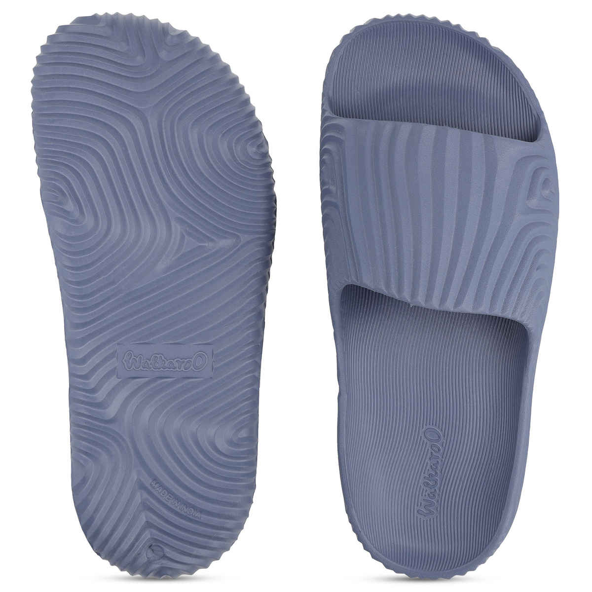 Walkaroo Flip Flop Sliders | Men | WC8769 Cool Grey | UK 7