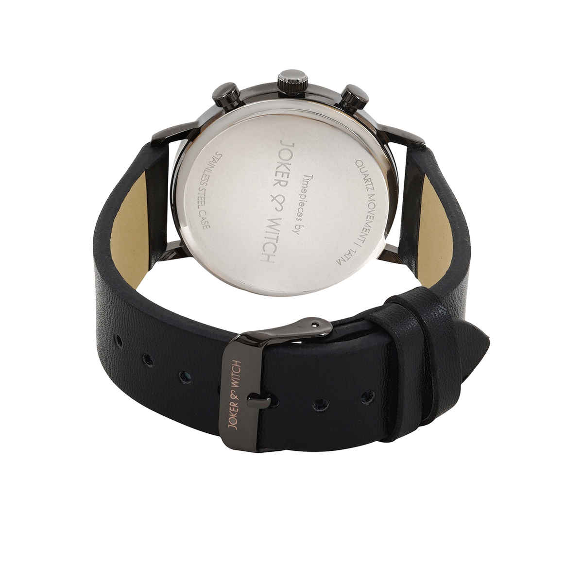 Joker & Witch Doc Black Men's Watch Bracelet Stack | JWMBS39