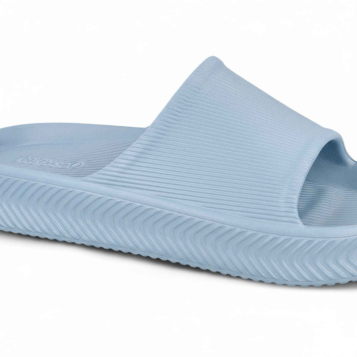 Walkaroo Men's Flip-Flop Sliders - WC8737 Aqua Blue UK8