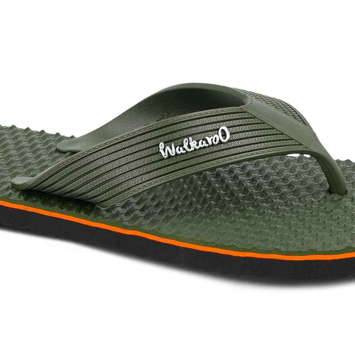 Walkaroo Men's Dailywear Hawai | HG193 Olive | UK 7