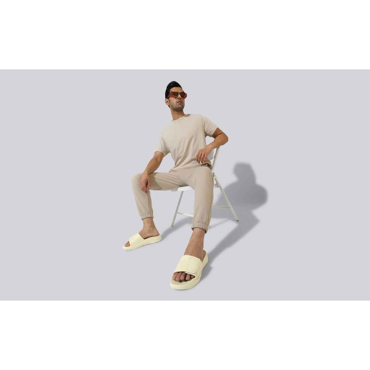 Neemans Jumbo Unisex Slides Beige - UK9