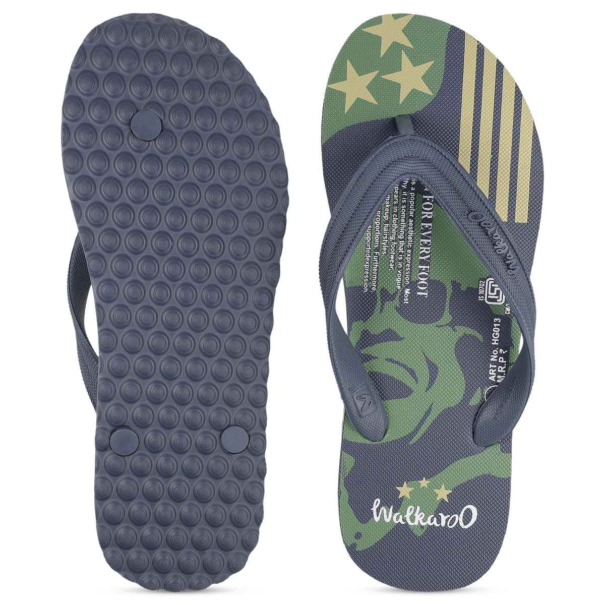 Walkaroo Men's Dailywear Hawai | HL013 Grey | UK 8