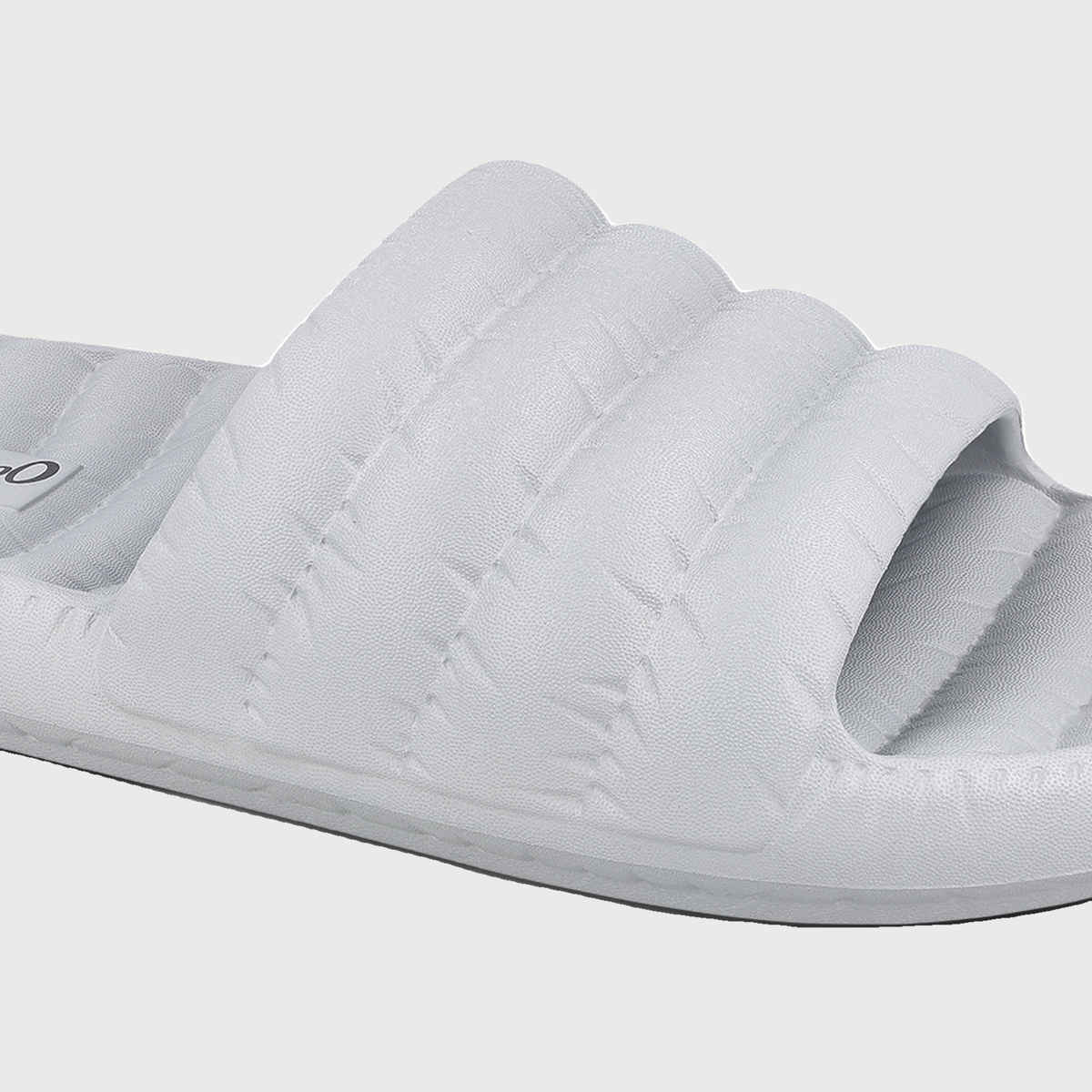 Walkaroo Men's Flip Flop Sliders | WC8770 Light Grey | UK 8