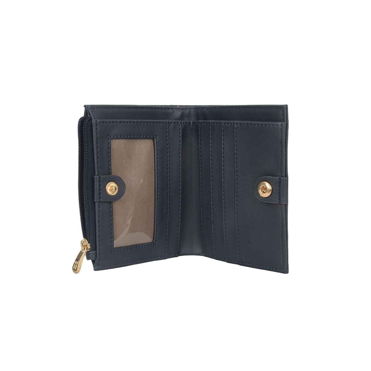 Baggit India Pvt Ltd | Women Small Blue Two Fold Wallet