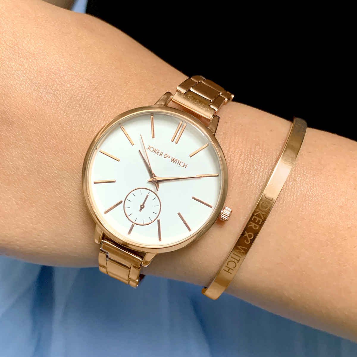 Joker & Witch Spellbound Rosegold Watch Bracelet Stack | JWBS217