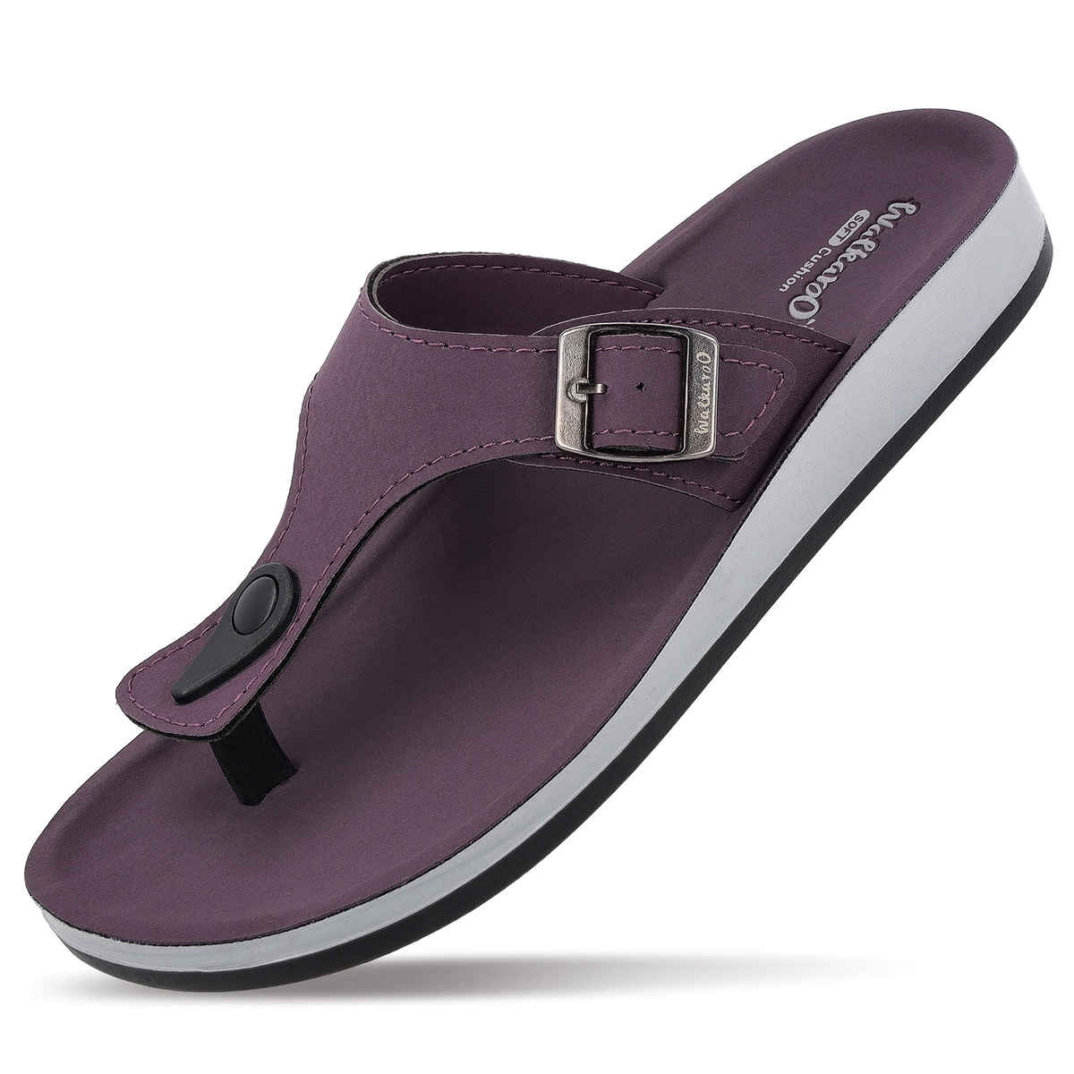 Walkaroo Women's Daily Wear Sandals - WE2349 Purple UK5