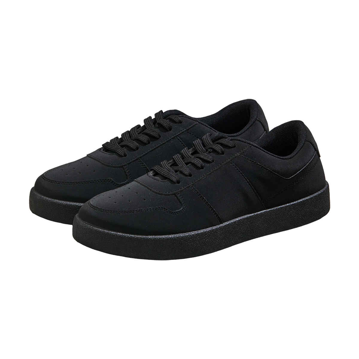 Neeman's Mono Court Sneakers | All Black | UK 7