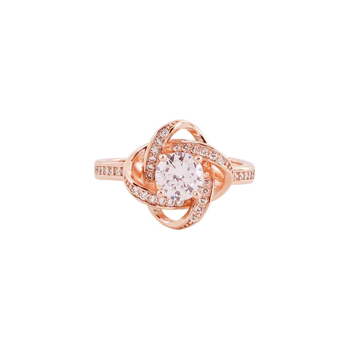 Joker & Witch Piper Pretzel Rosegold Ring
