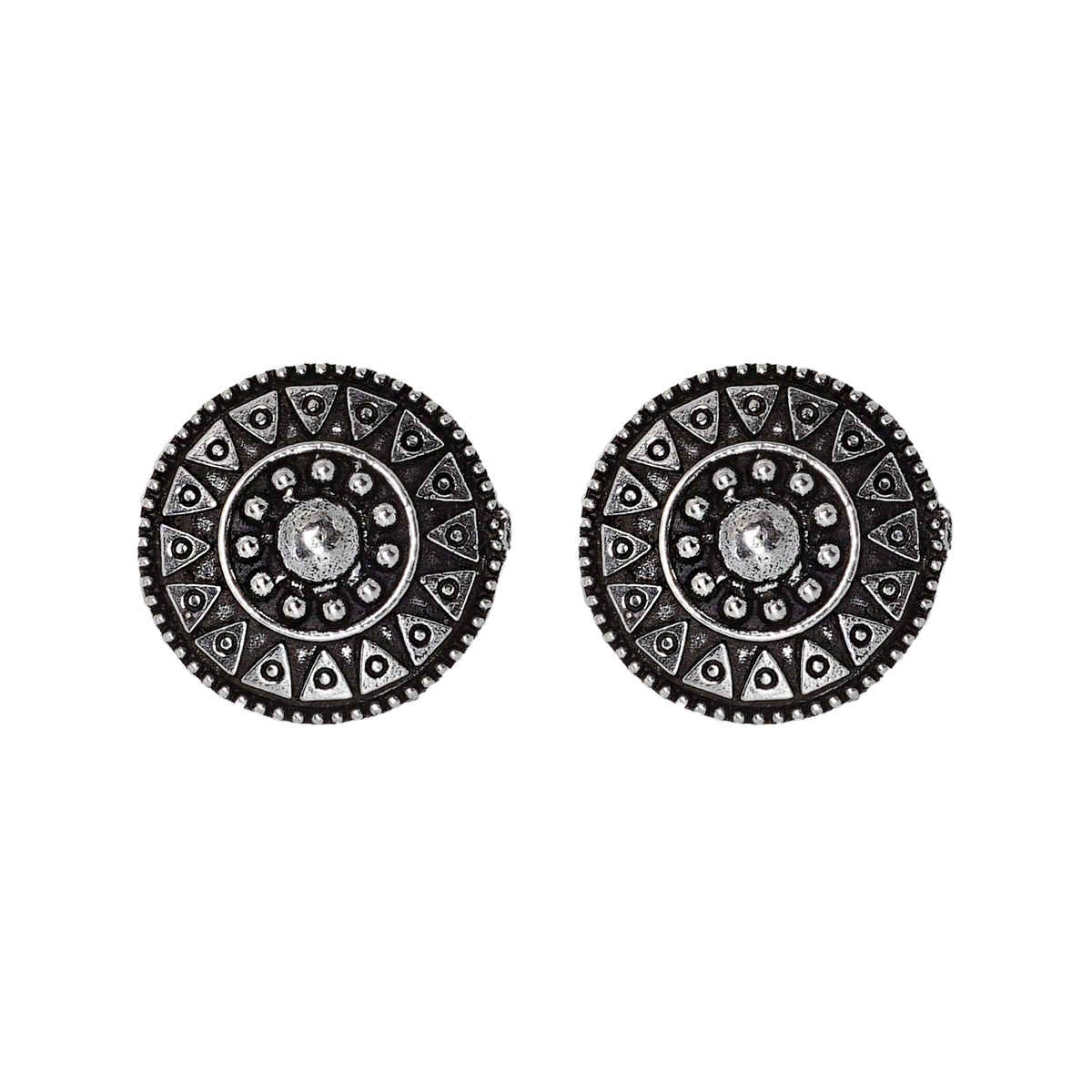 Teejh Teejh Tashika Silver Oxidised Toe Rings
