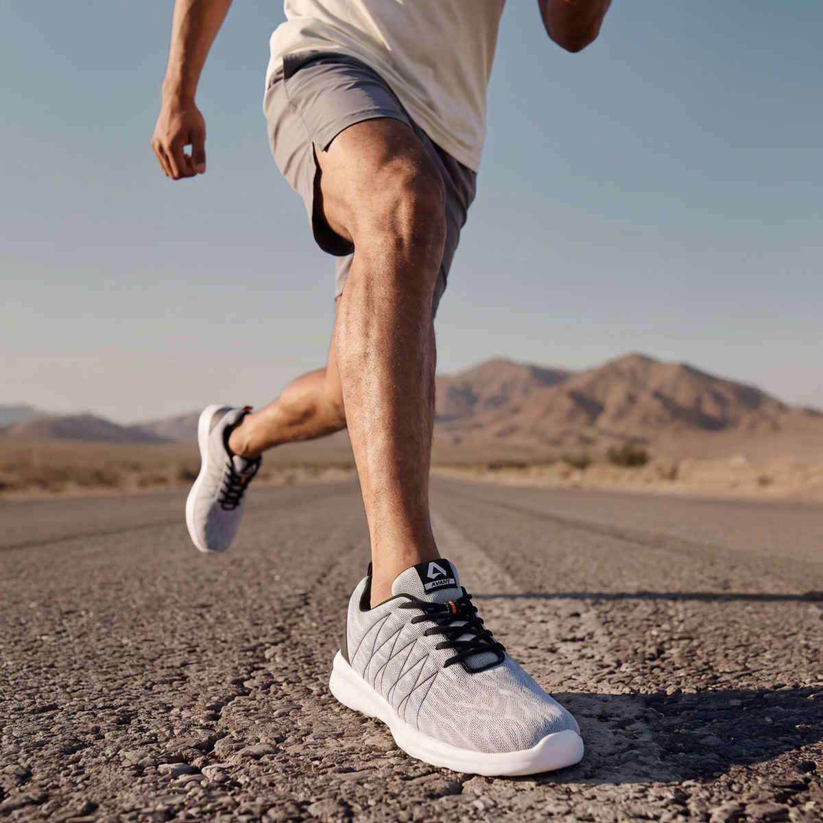 Avant Men's Ultra Light Running and Training Shoes - Grey UK8