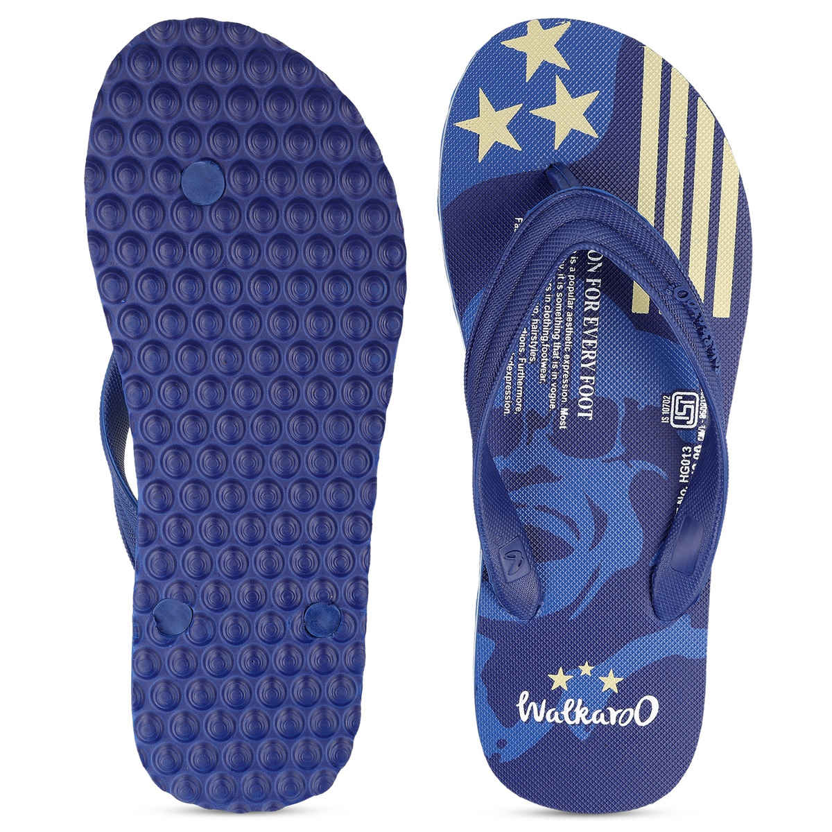 Walkaroo Men's Dailywear Hawai | HL013 Navy Blue | UK 8