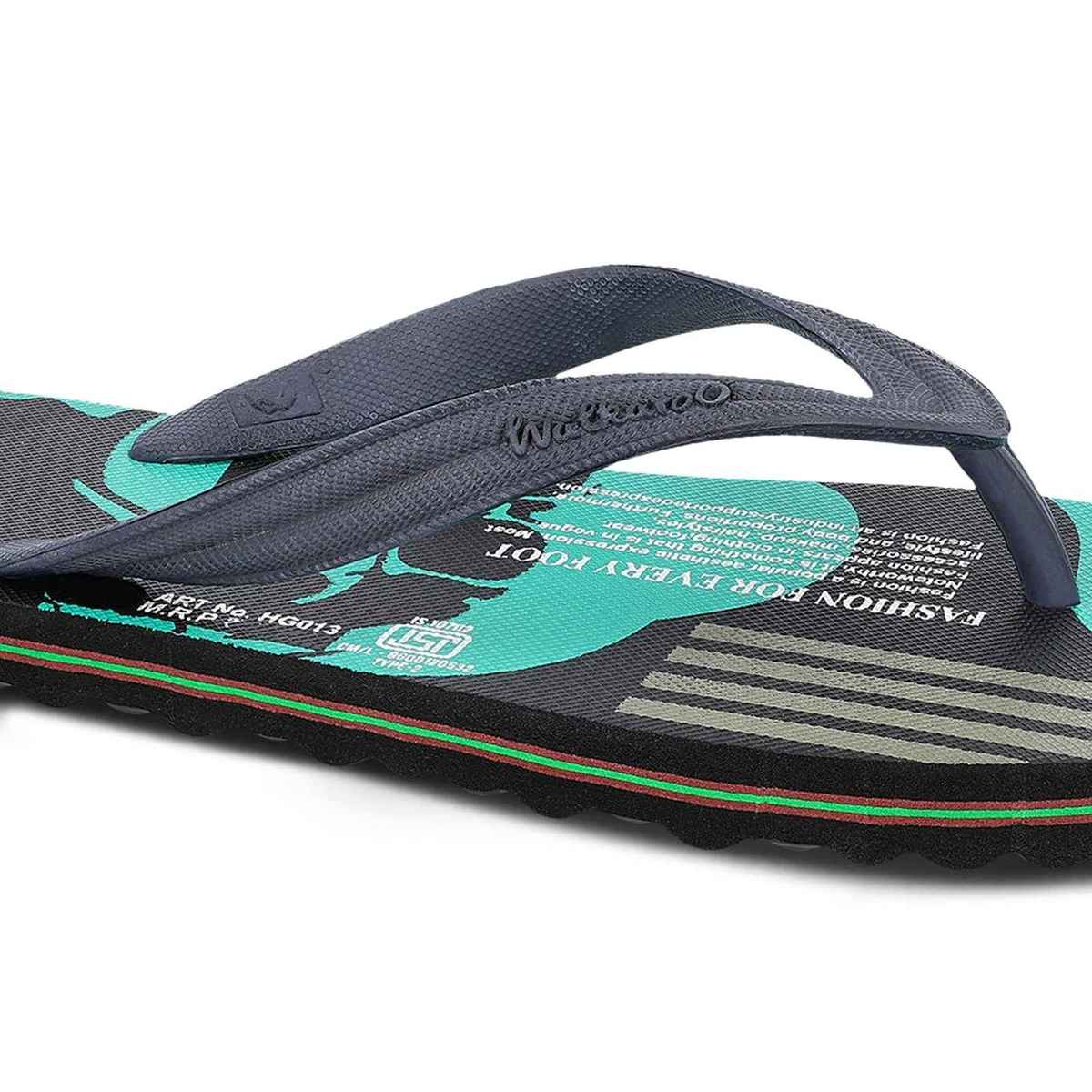 Walkaroo Men's Dailywear Hawai | HL013 Black | UK 9