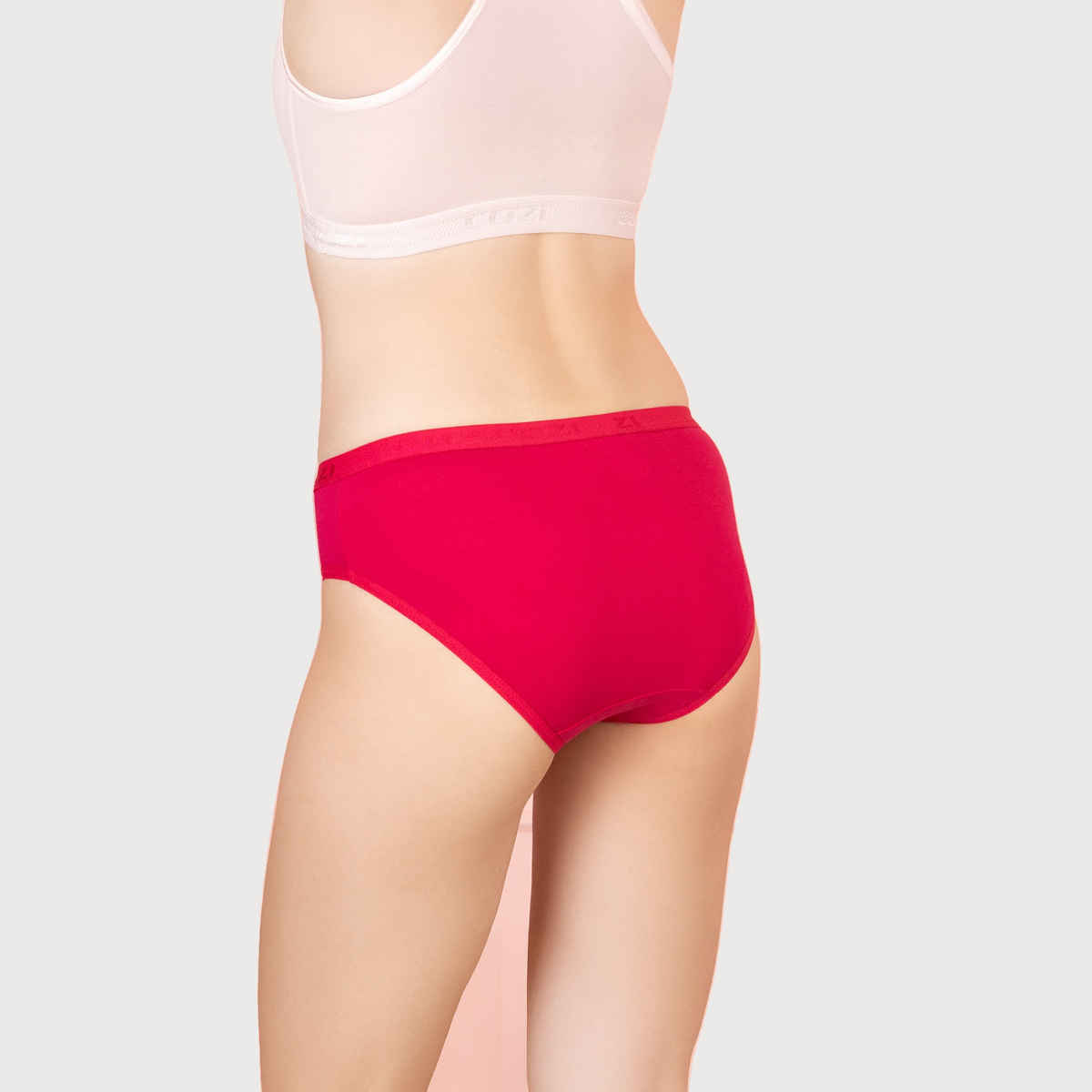 Lux Cozi Her Pure Cotton Hipster Panty | Multicolor | Size-100 | Pack Of 4