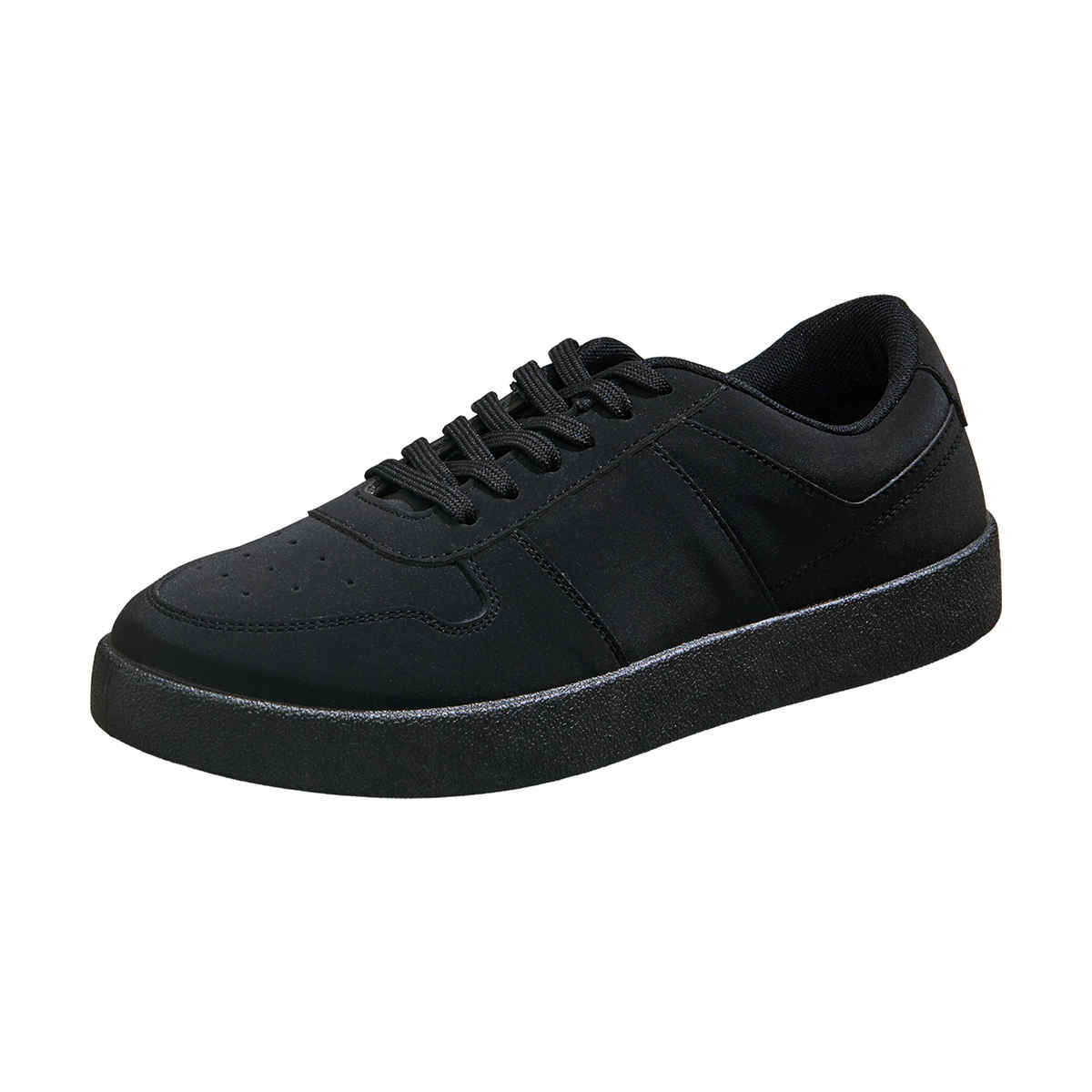 Neeman's Mono Court Sneakers | All Black | UK 7