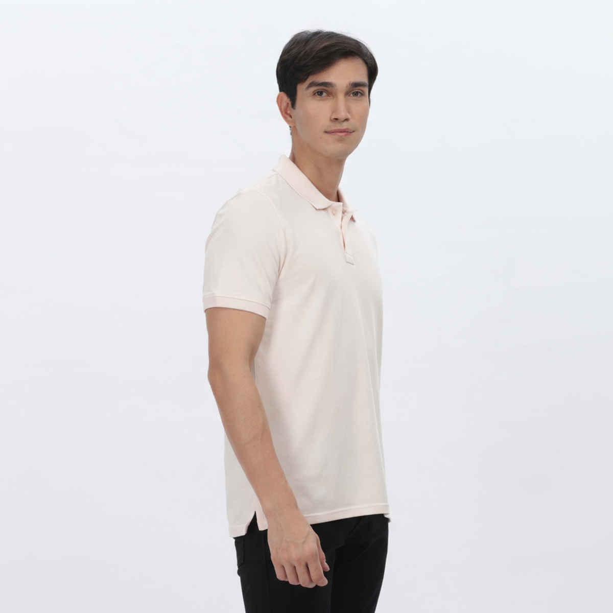 OUTLAWS Men's Premium Cotton Lycra Polo T-Shirt | Pink - 2XL