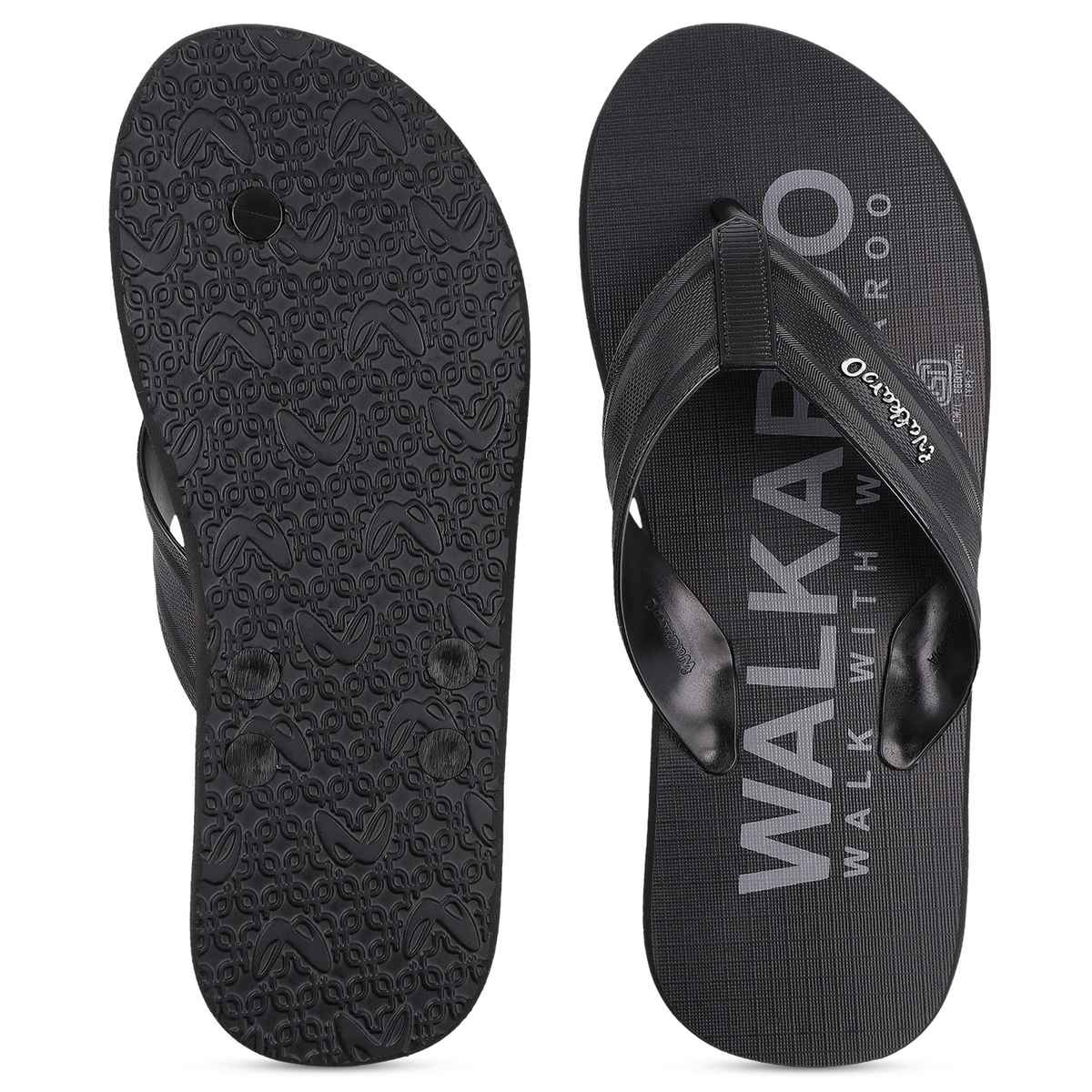 Walkaroo Men's Dailywear Hawai | HG201 Black | UK 9