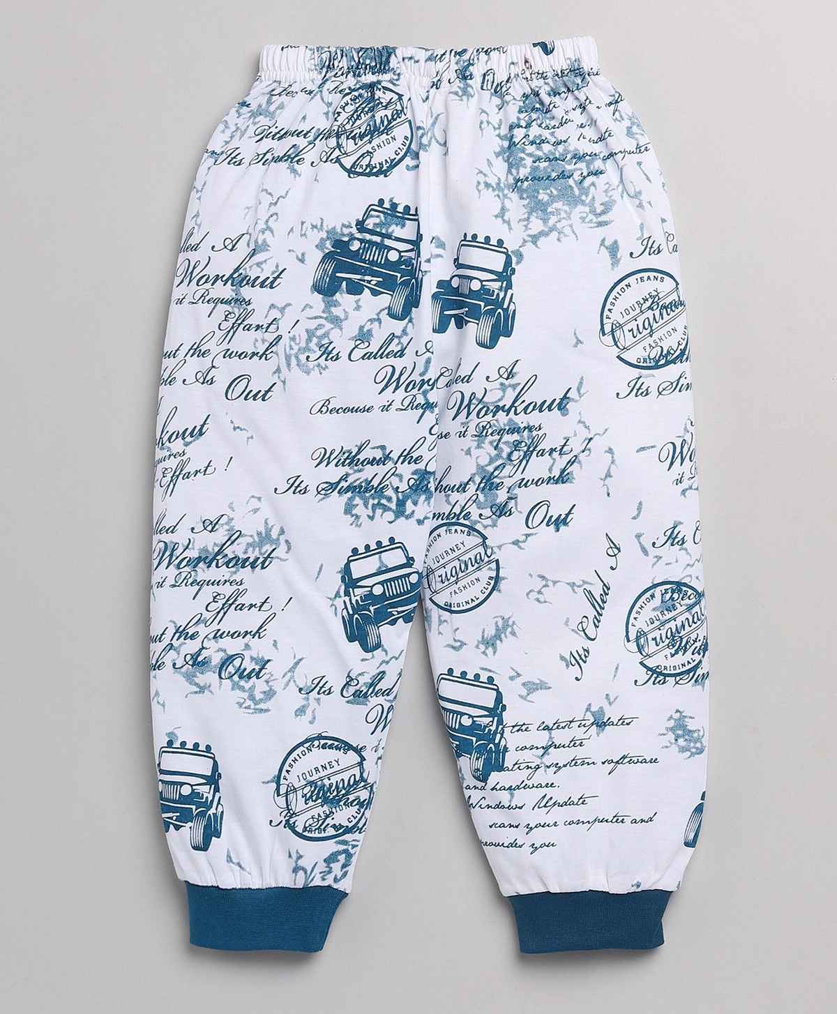 Mars Infiniti Infant 2 Full Sleeve Tshirts & 2 Full Pants | Navy | 6 - 12 Months