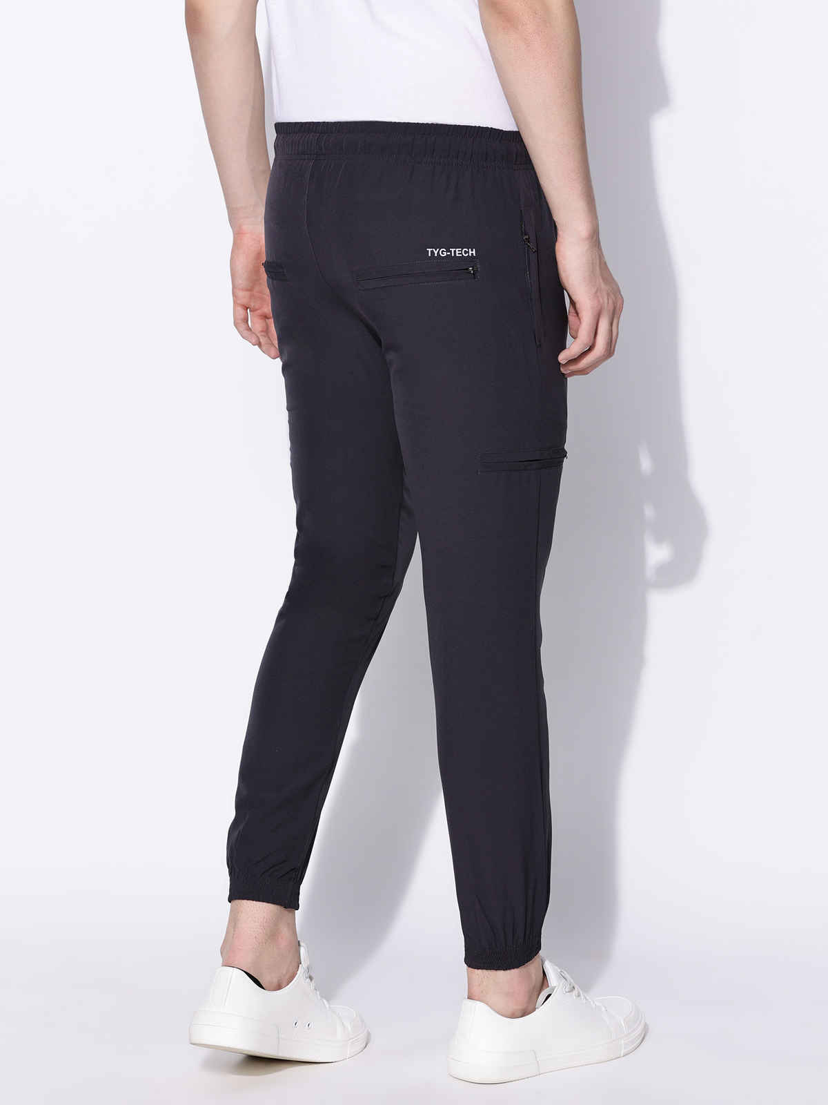 Blue Tyga Men's Jogger | JE0010 | Dark Grey - M