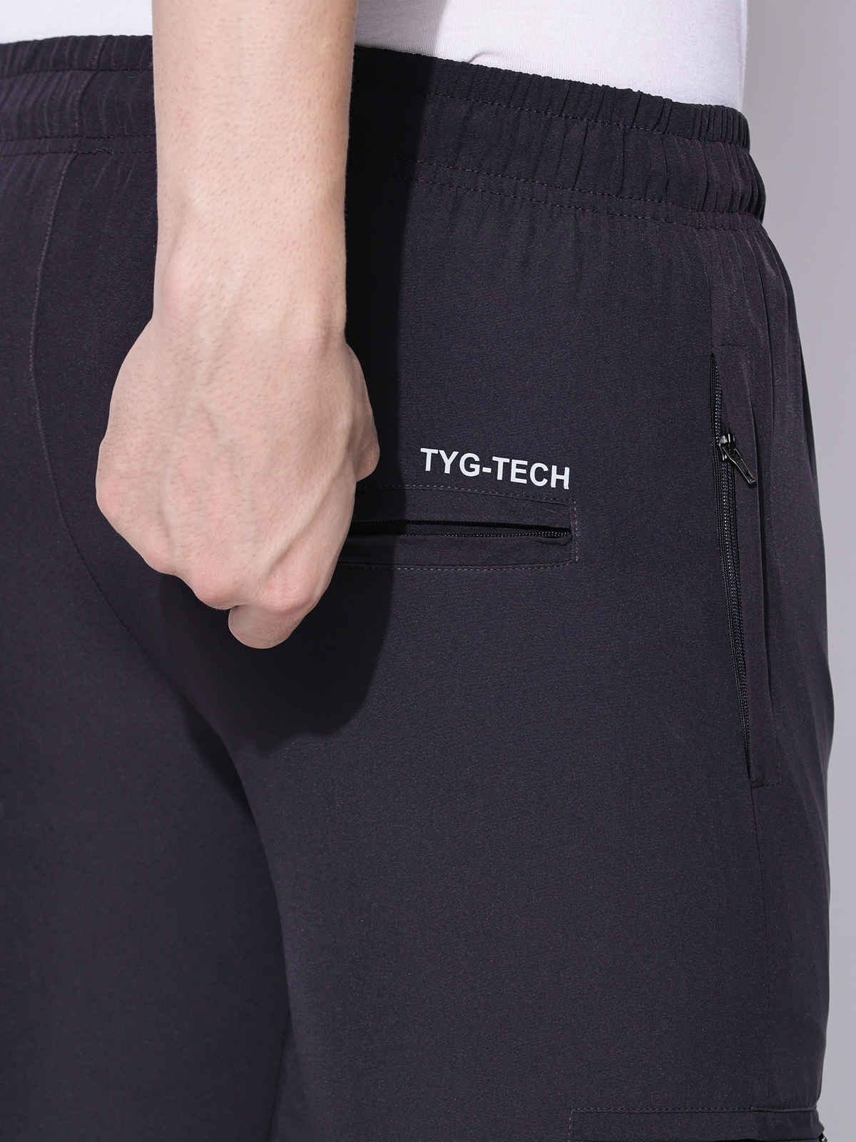 Blue Tyga Men's Jogger | JE0010 | Dark Grey - M