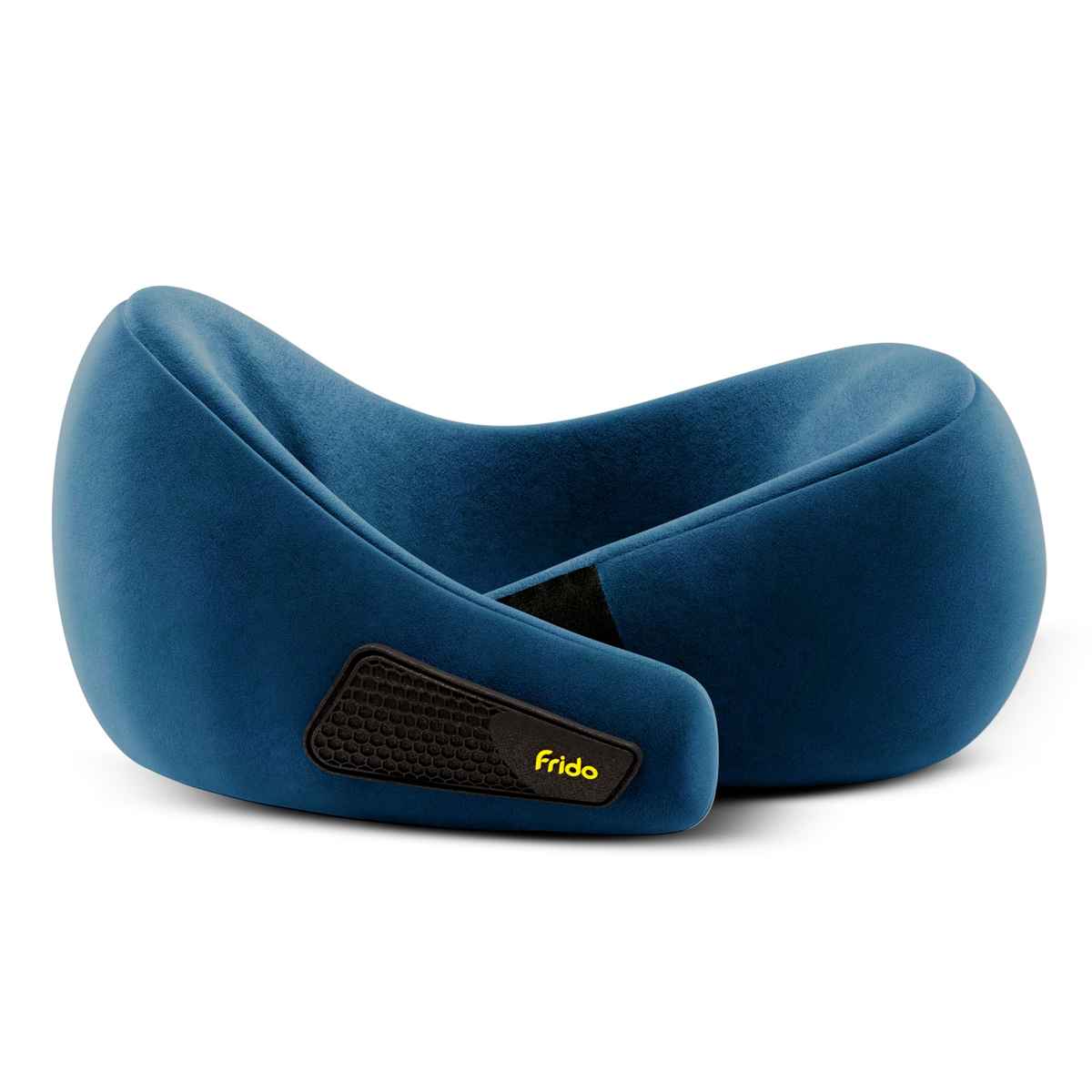 Frido Unisex Memory Foam Neck Pillow | Sapphire Blue - Free Size