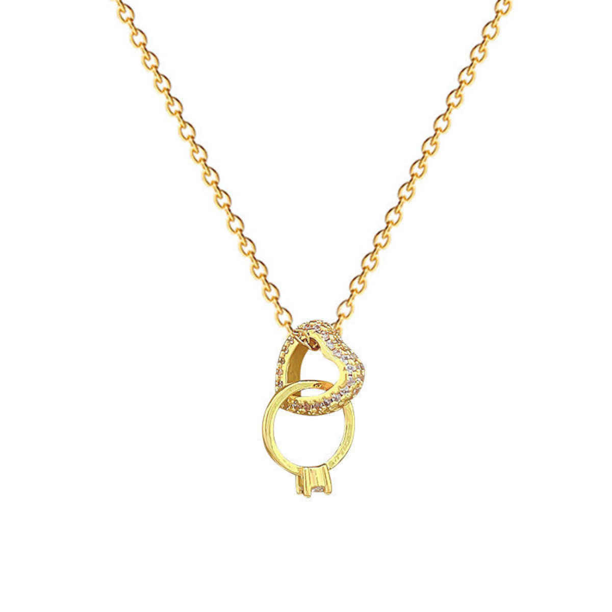 Beautynx Eternal Bond Heart Necklace | Gold | BNX-NK-0022