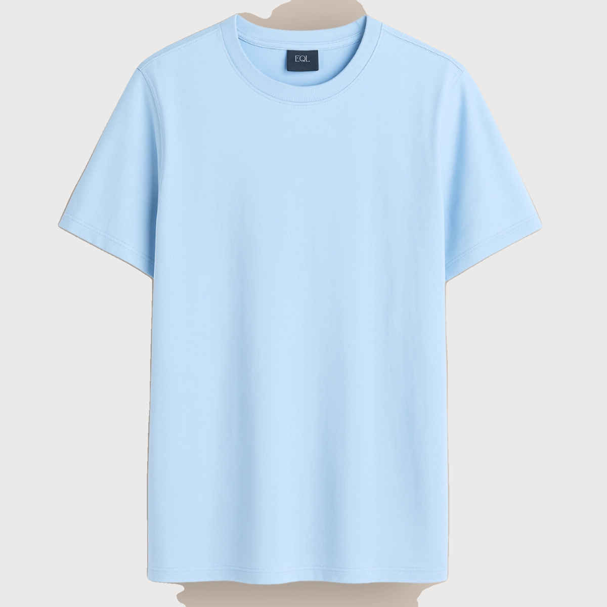 EQL Unisex Select Cotton Lycra T-Shirt | Light Blue - L