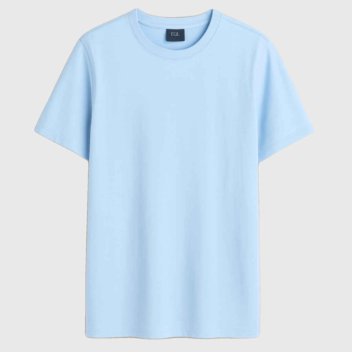 EQL Unisex Select Cotton Lycra T-Shirt | Light Blue - M