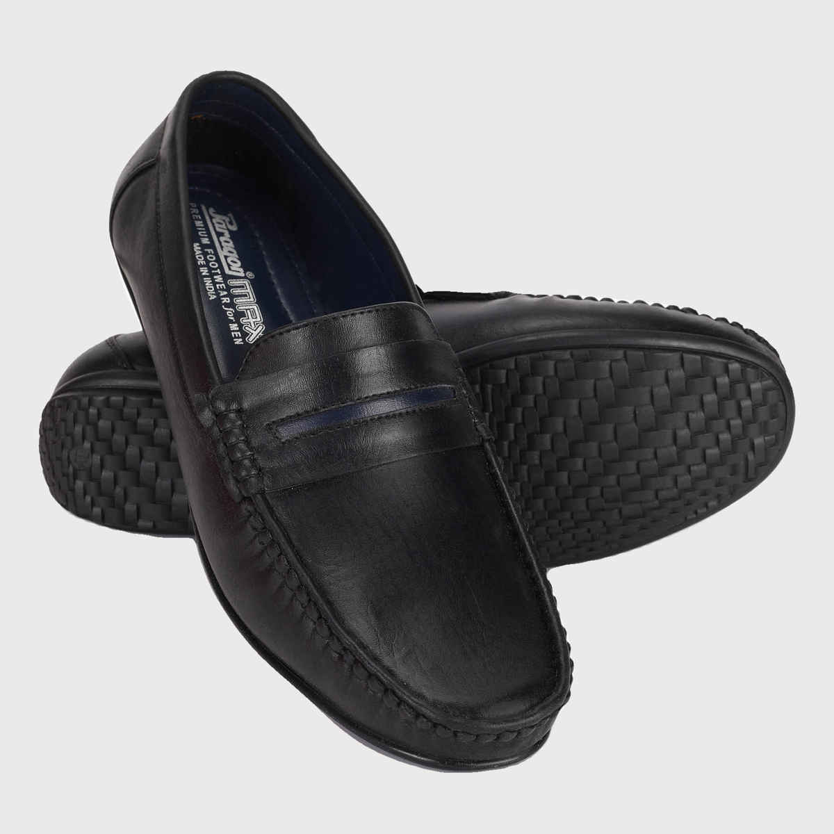 Paragon Men's Black Pvc Formal Shoes K11238G UK 10