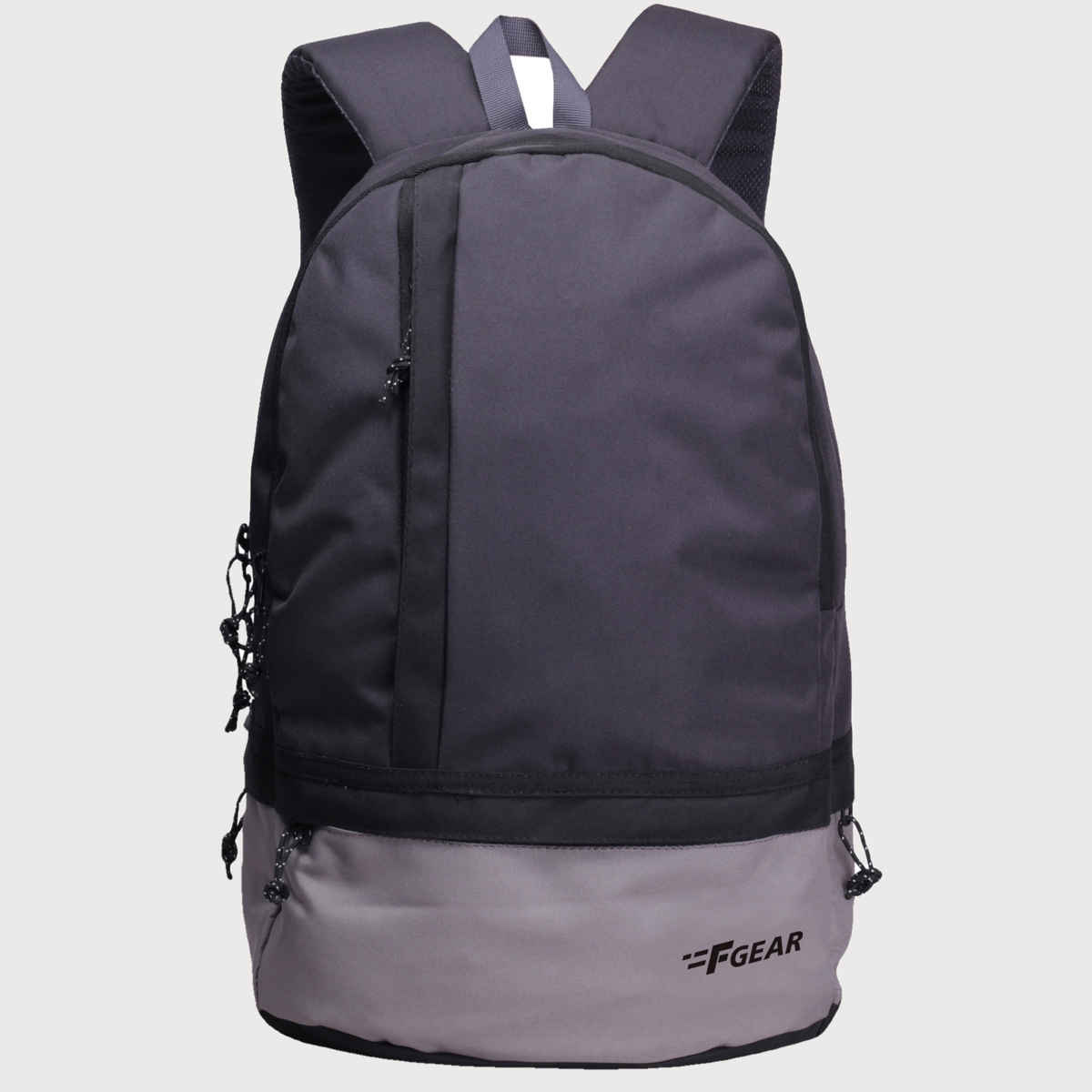 F Gear Unisex Solid Polyester 19 L Backpack | Black and Grey