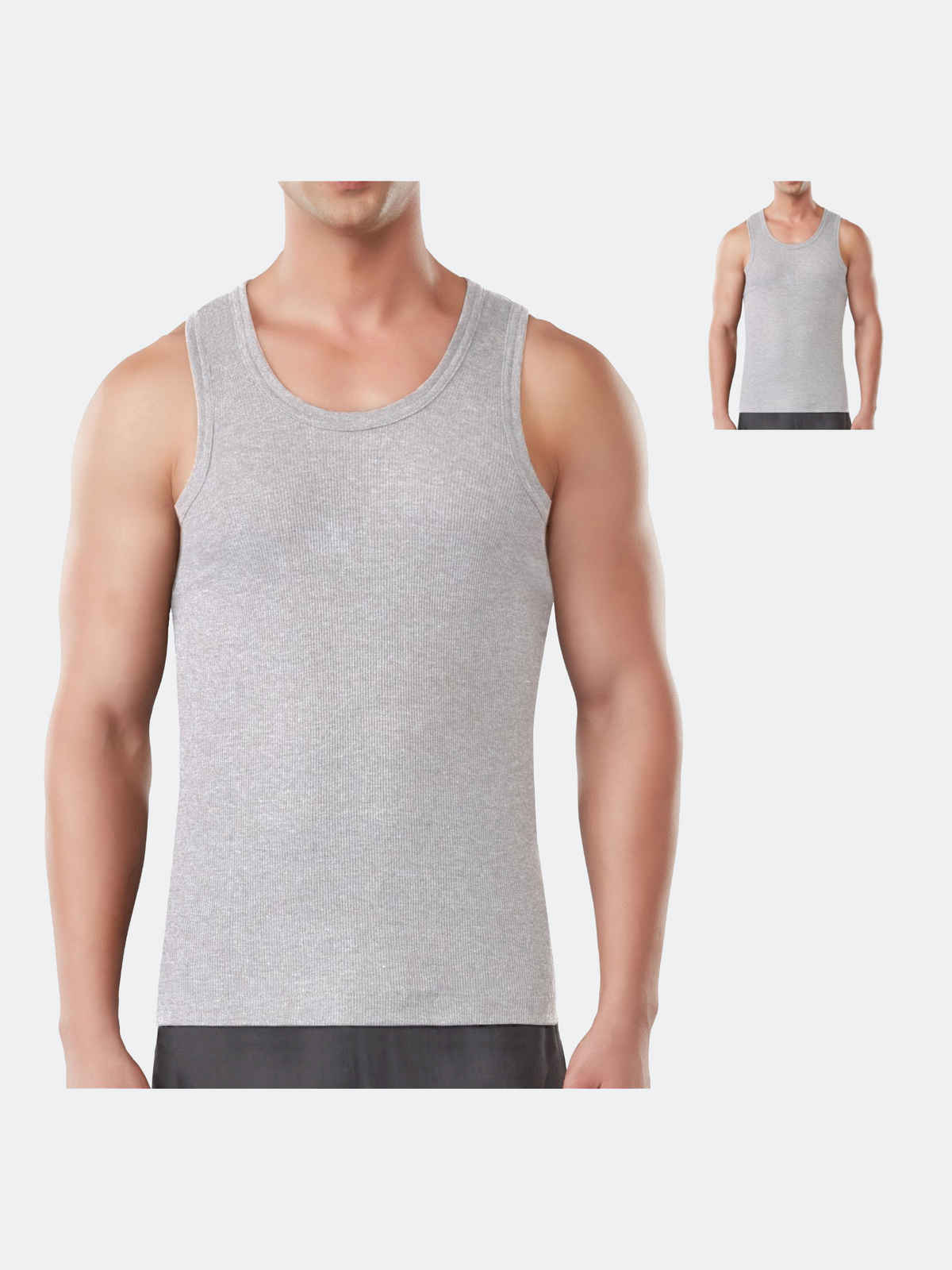 Dixcy Scott Men's Victor Durby Vest | 100% Combed Cotton - Soft & Breathable