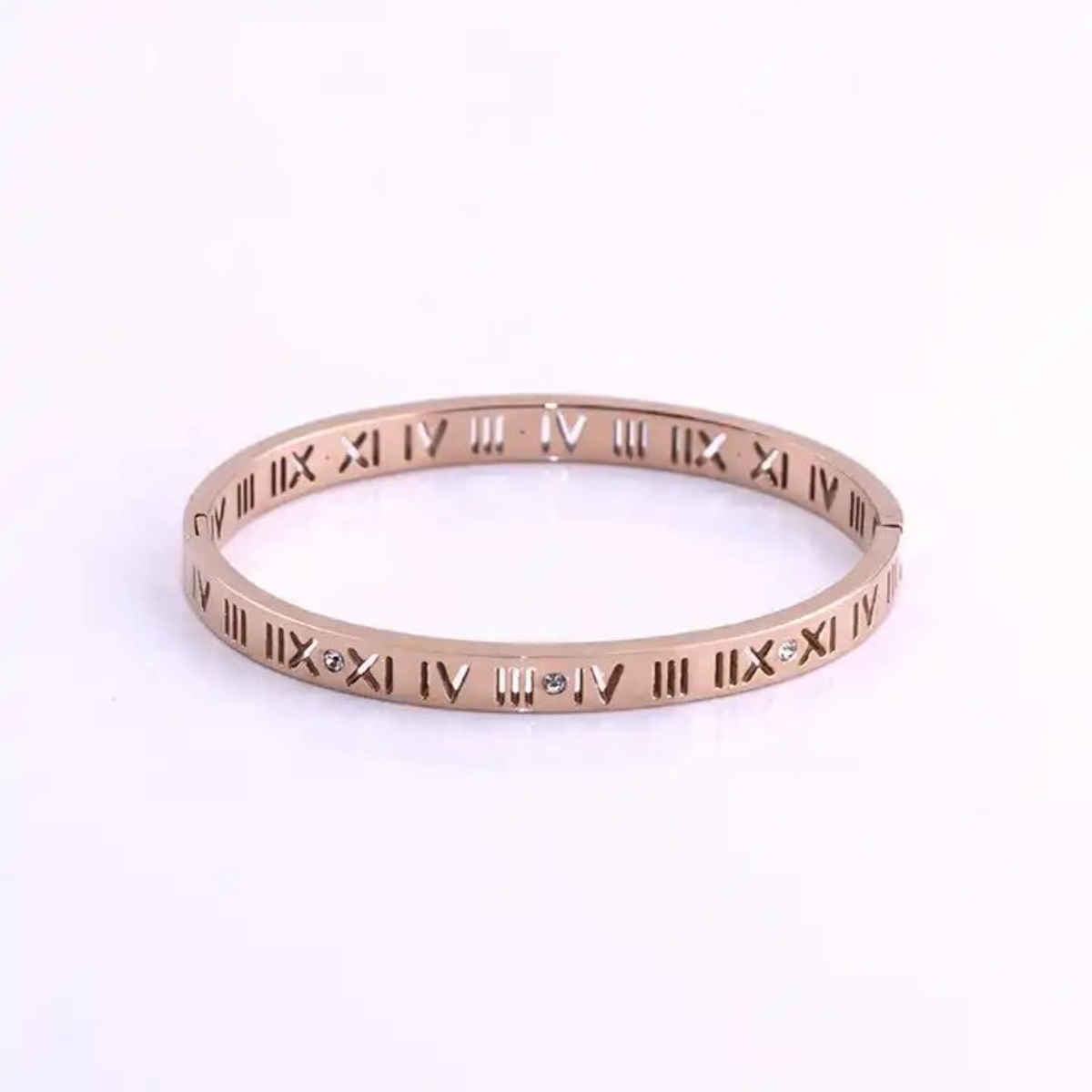 SALTY Roman Era Cuff for Women and Girls| Anti-Tarnish | Rose Gold