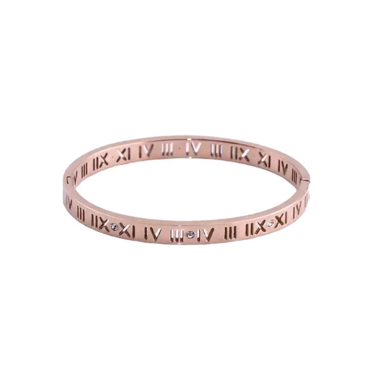 SALTY Roman Era Cuff for Women and Girls| Anti-Tarnish | Rose Gold
