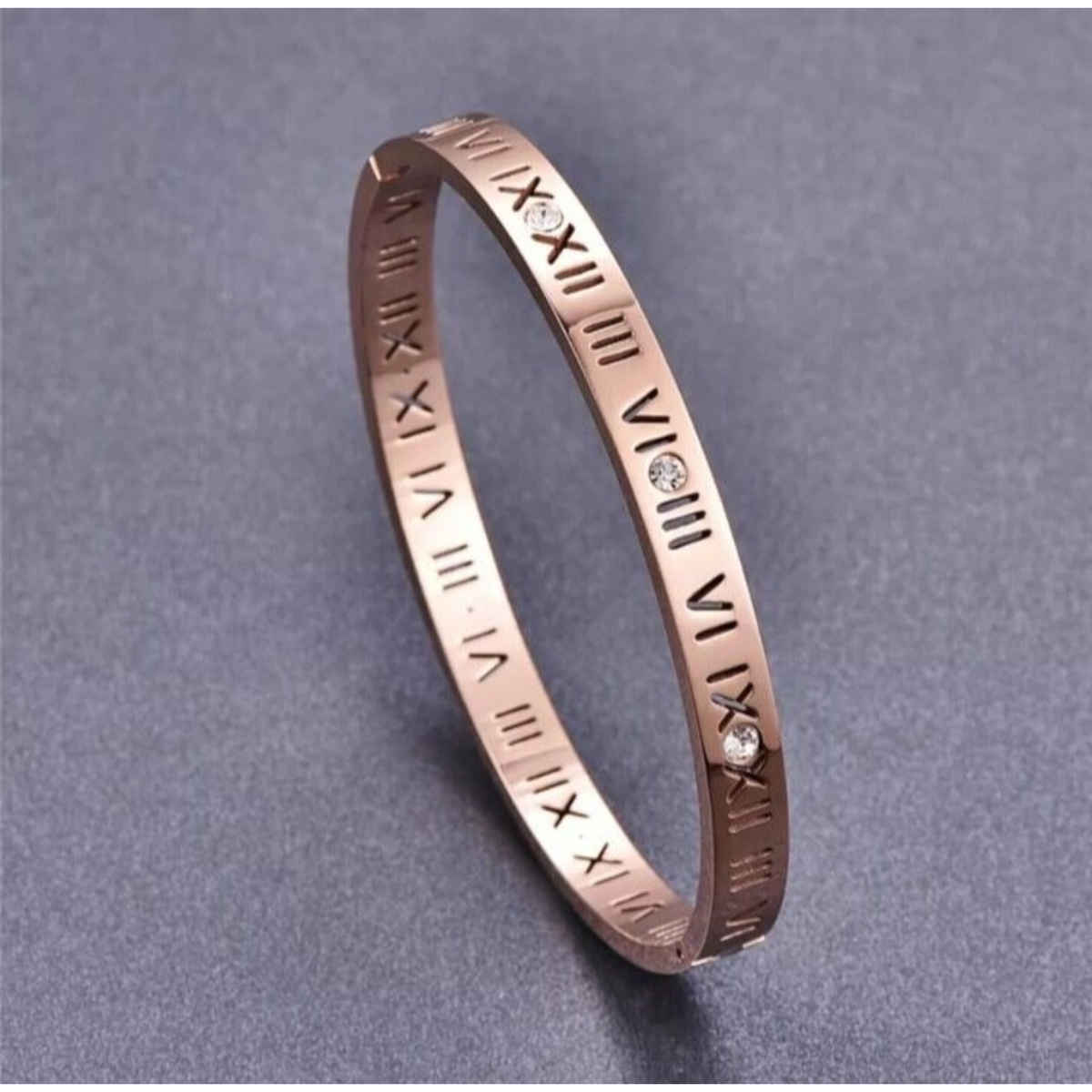 SALTY Roman Era Cuff for Women and Girls| Anti-Tarnish | Rose Gold