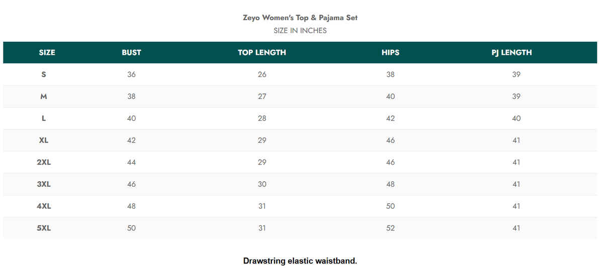 Zeyo Night Suit for Women Pink Heart Printed Cotton Night Dress of Top & Pajama Set 5771-PK- XL