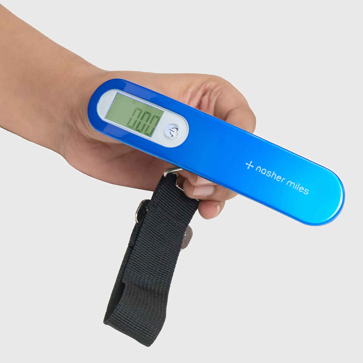 Nasher Miles Digital Electronic Luggage Weighing Scale for Travel- Bags 50 kg Capacity- Blue