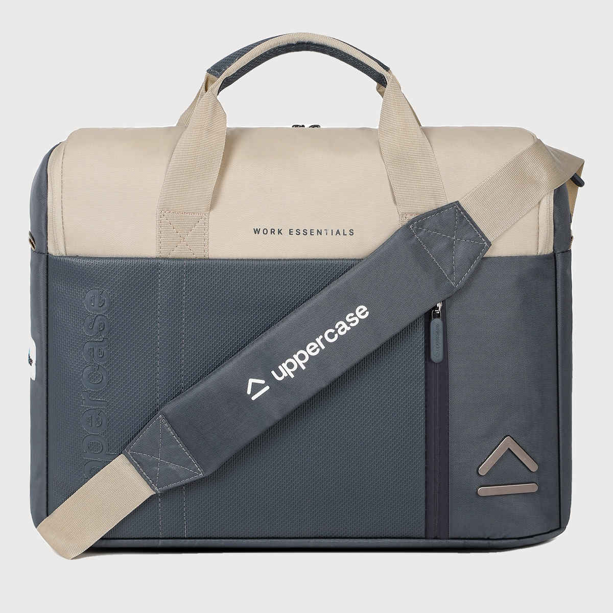 Uppercase Unisex Polyester 15 L Top Handle Messenger Bag | Steel Blue