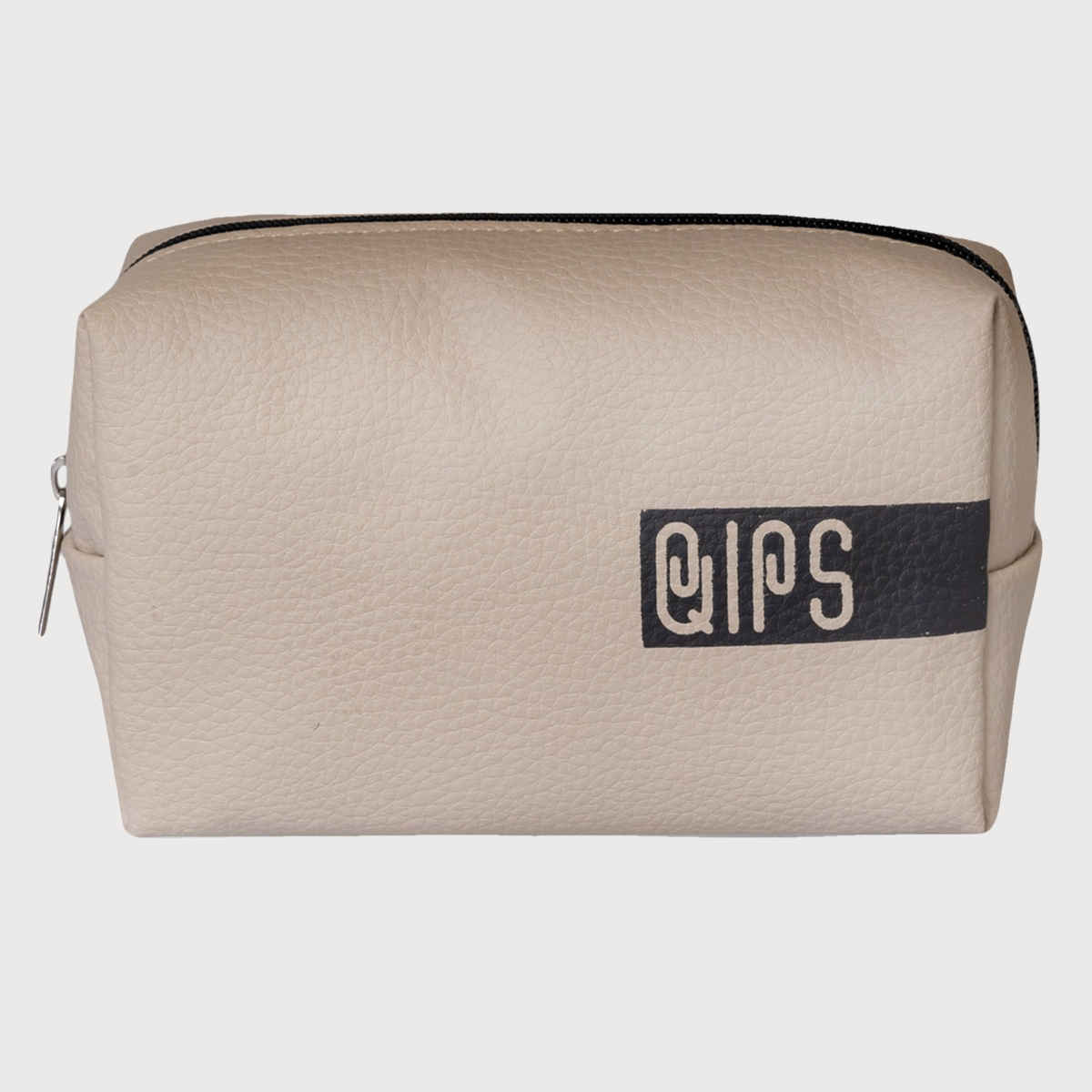 QIPS Unisex Solid PU 6 L Travel Pouch | Light Grey
