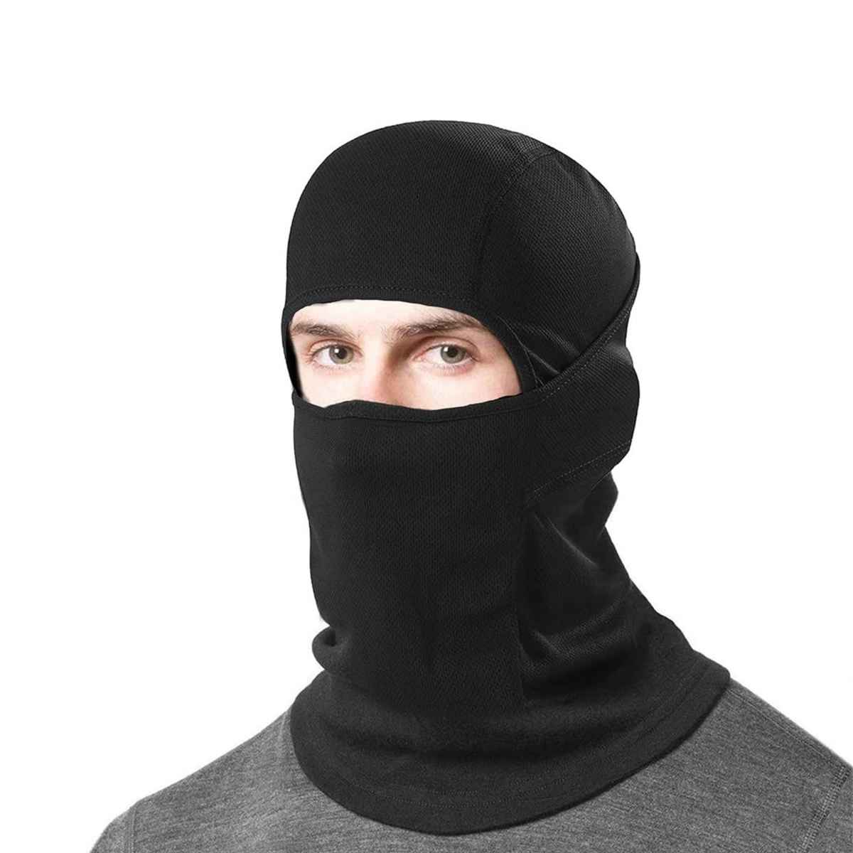 UV Protected full face cover Balaclava- Black