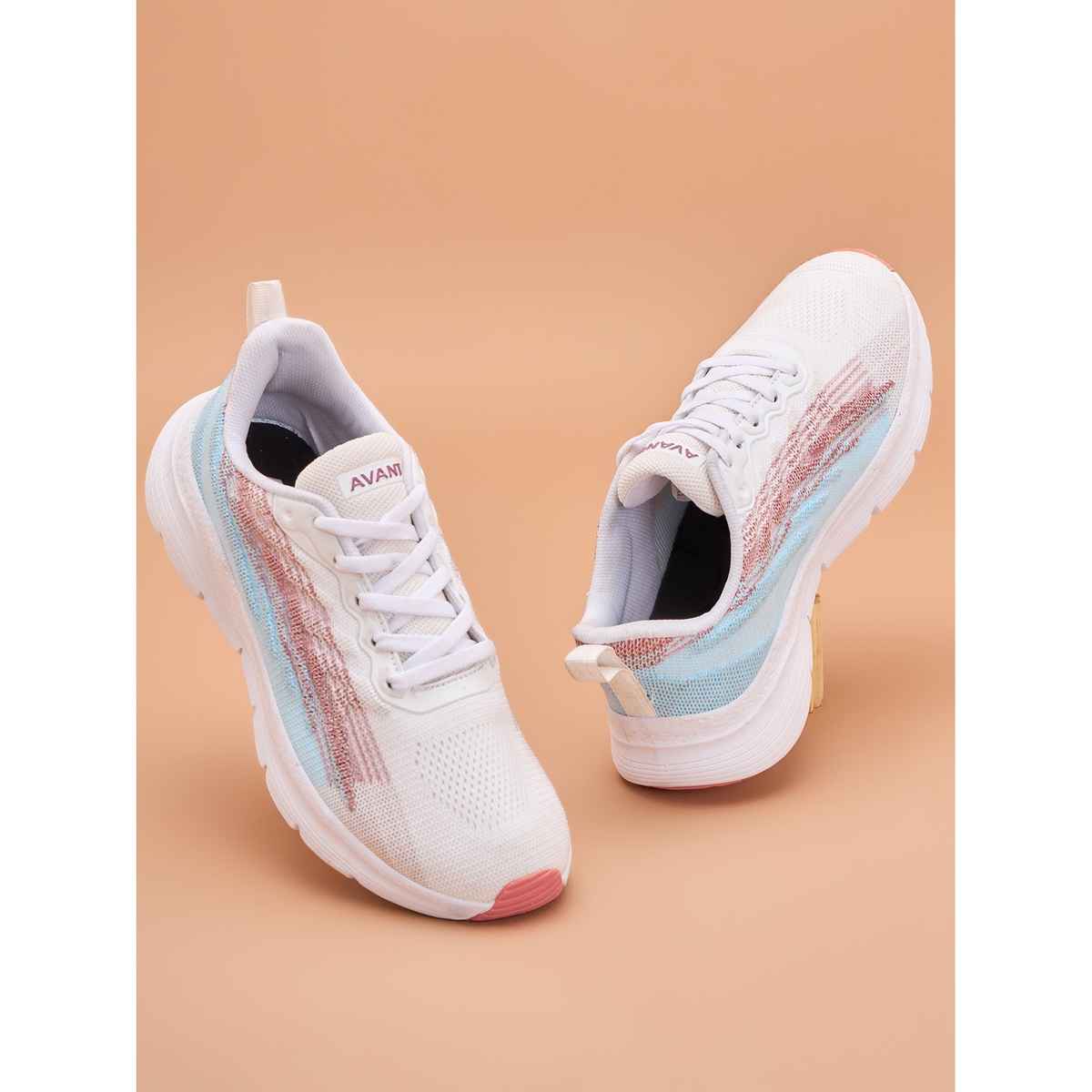 Avant Women's Turbulent Running shoes-White / Blue UK6