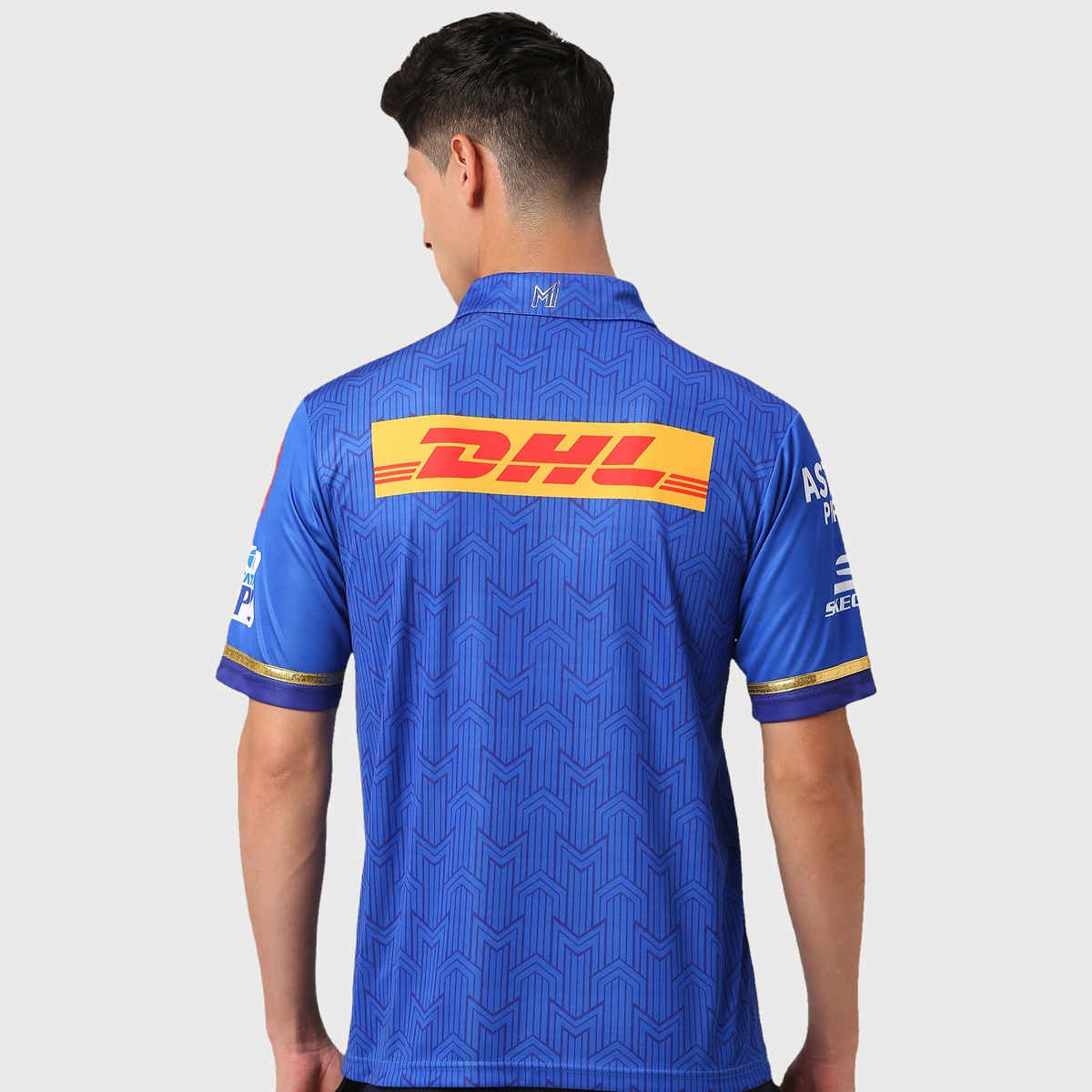 PlayR MI - IPL Fan Men's 100% Polyester Jersey - L