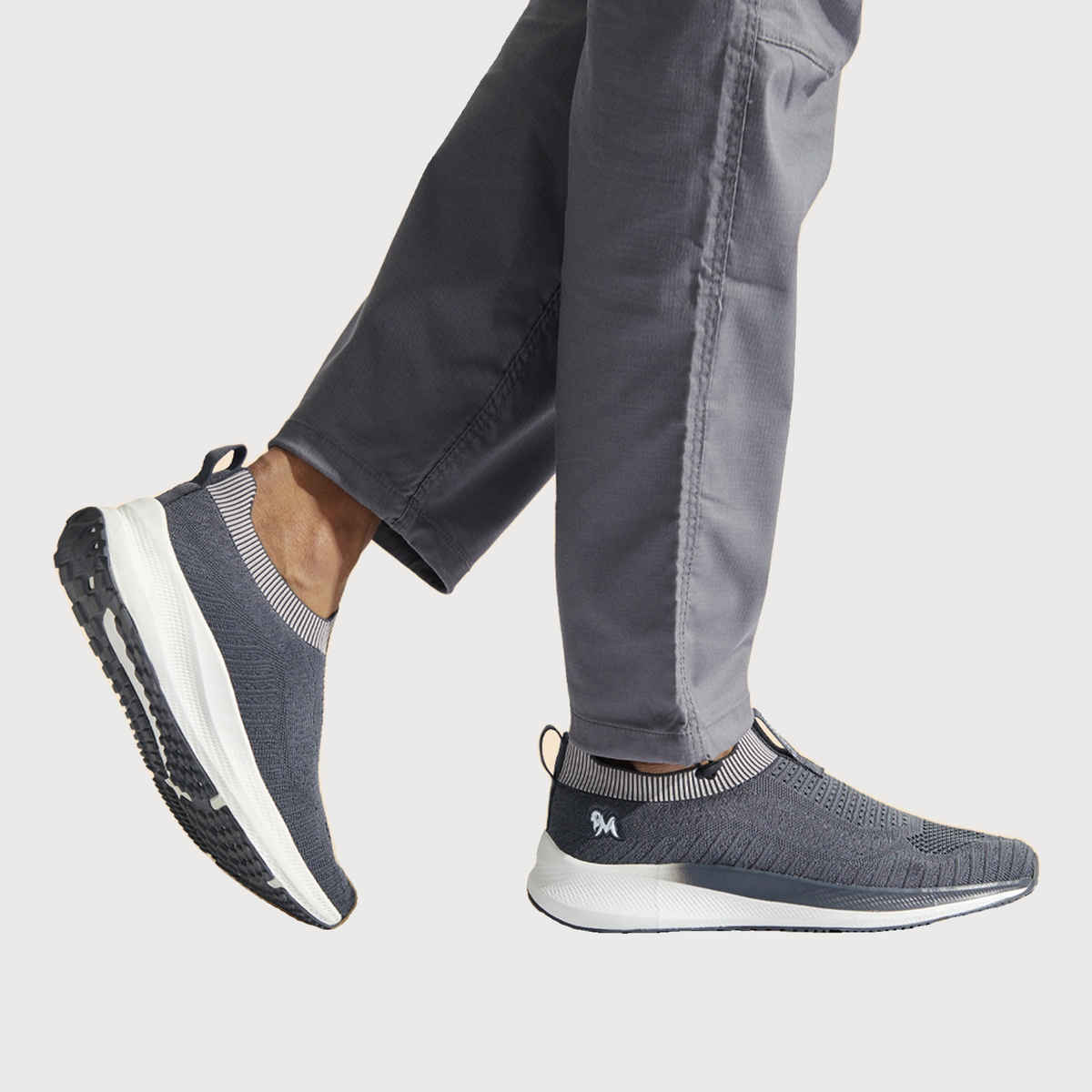 Neeman's Grip Fit Slip Ons Grey -7