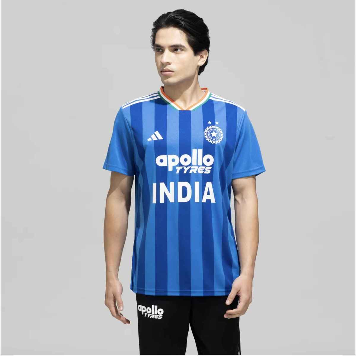 Adidas Men's Team India T20I Jersey | Blue - XL Combo 